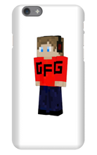 Gaming For Greatness Minecraft Skin iPhone Case