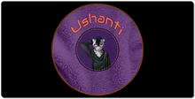 XXL Mauspad: UshantiTV (Large Logo with Text)