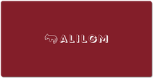 alilgm white logo XXL Gaming Mousepad