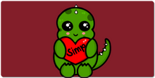 aminerwiener DINO SIMP gaming mousepad