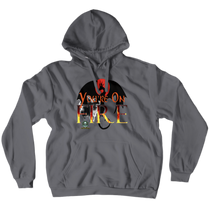 Commodore On Fire Hoodies (No-Zip/Pullover)