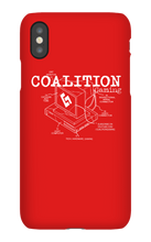 Wireframe Retro Rig Design - iPhone Phone Case