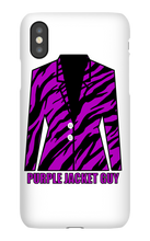 purple_jacket_guy iPhone Phone Cases