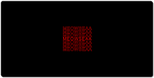 Meowseaa XXL gaming mousepad chinese take-out bag