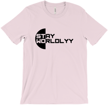 Stay worldlyy T-Shirts (Black Text)