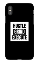 HUSTLE GRIND EXECUTE iPhone Phone Cases
