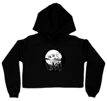 Skullmoon Womens cropped hoodie