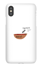 quinoa bowl iPhone case