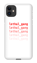 lethal_gang iPhone Phone Cases