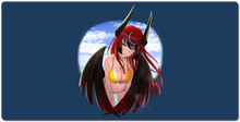 Cerise beach XXL Mousepad
