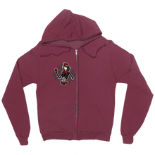 queenofskeletons Zip Up Hoodie (side picture)