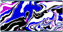 Blue and purple twirl swirl XXL Gaming Mousepad