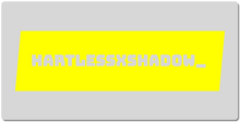 hartlessxshadow_ XXL Gaming Mousepad