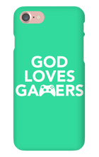 God Loves Gamers iPhone Case