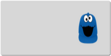 cookie monster right side Gaming Mousepad