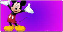 Mousepad x mickey mouse purple