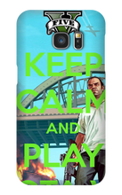Keep Calm And Play Gta  Samsung Phone Case