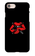 Hitmarker on the Lips iPhone Phone Cases
