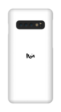 Samsung Handyhülle "moin" (logo schwarz)