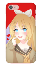 miko_ribbit iPhone Phone Cases (art by dellelone)