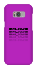 Nano_Dolven's Samsung Phone Cases Black Text
