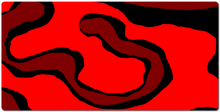 black and red swirl XXL Gaming Mousepad