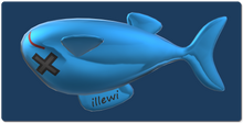 illewi XXL Fishy Gaming Mousepad