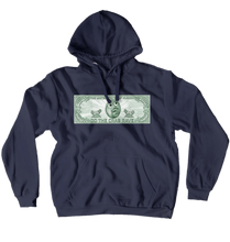 Hug000 Geldschein Hoodie grün