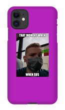 Don't be Sus iPhone Phone Cases