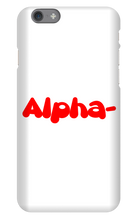 Alpha- iPhone Phone Case