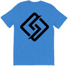 T-Shirt with large black logo on back