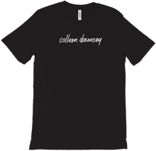 colleendauncey t-shirt - white logo (unisex)