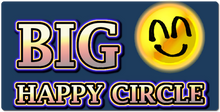 Big Happy Circle XXL Gaming Mousepad