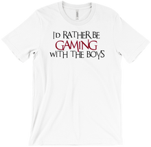 NavyMo I'd Rather Be Gaming (Black/Red) T-Shirts