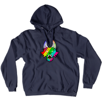 Big rainbow logo hoodie