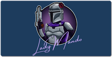 LadyMando (full logo) XXL Gaming Mousepad