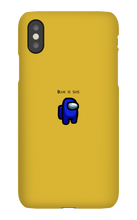 Blue is sus iPhone Phone Cases