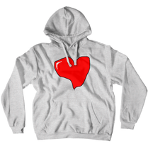 Rad-B BIG Heart Hoodies (No-Zip/Pullover)