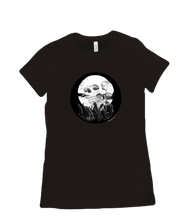 Skull Moon womens tshirt