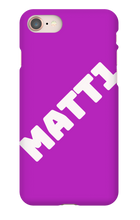 matt1 iPhone Phone Cases