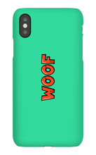 Woof Cracked Up iPhone Case
