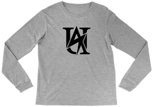 UA Long Sleeve Tee Black on Light