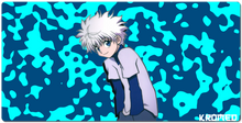 Killua Inspired Mousepad (18x36)