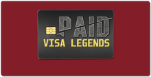 Paid Visa Legends XXL Gaming Mousepad