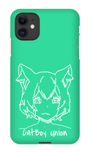 Catboy Union iPhone case (White)