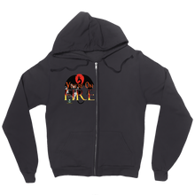 Commodore On Fire Zip Up Hoodie