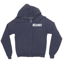 Vircs Zip-Up Hoodie (White Logo)