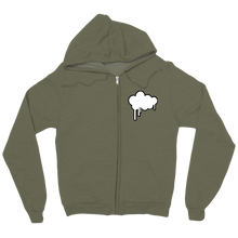 Jet Logo Corner zip up hoodie