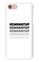 hiwhaatup iPhone Phone Cases