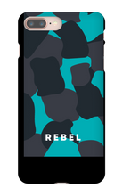 REBEL Cyan iPhone Case